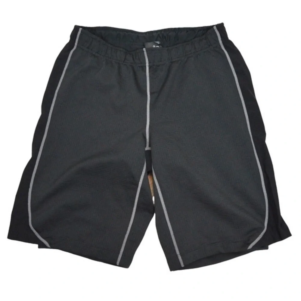 QOR Men’s Padded Cycling Shorts, Deep Charcoal Gray/Black -‎ Size Small